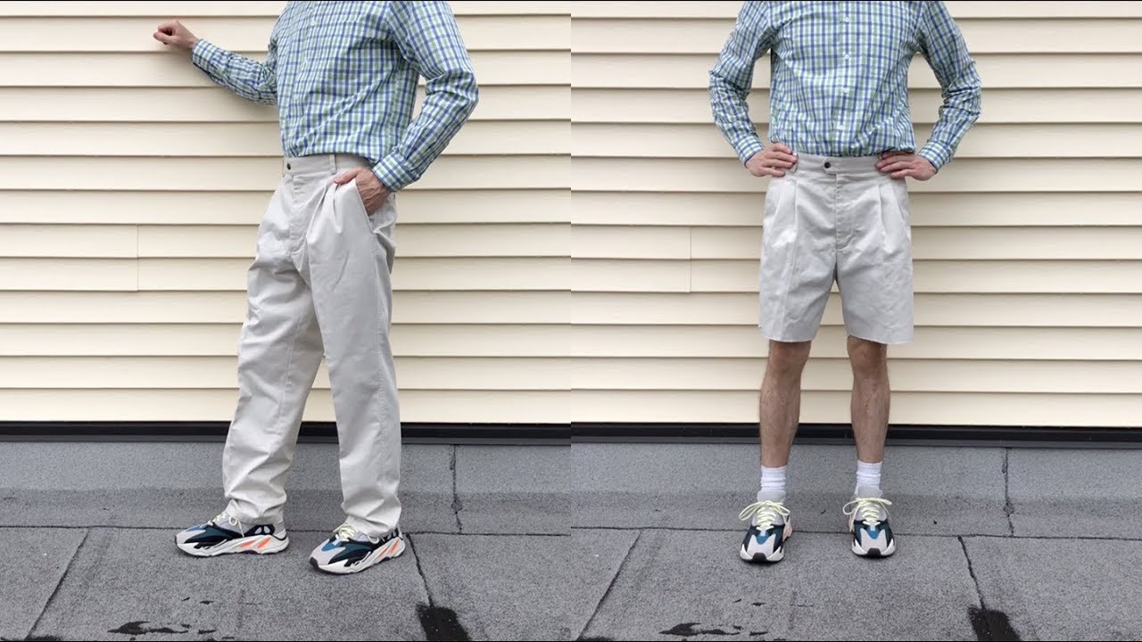 Shorten Trousers With Trun Up