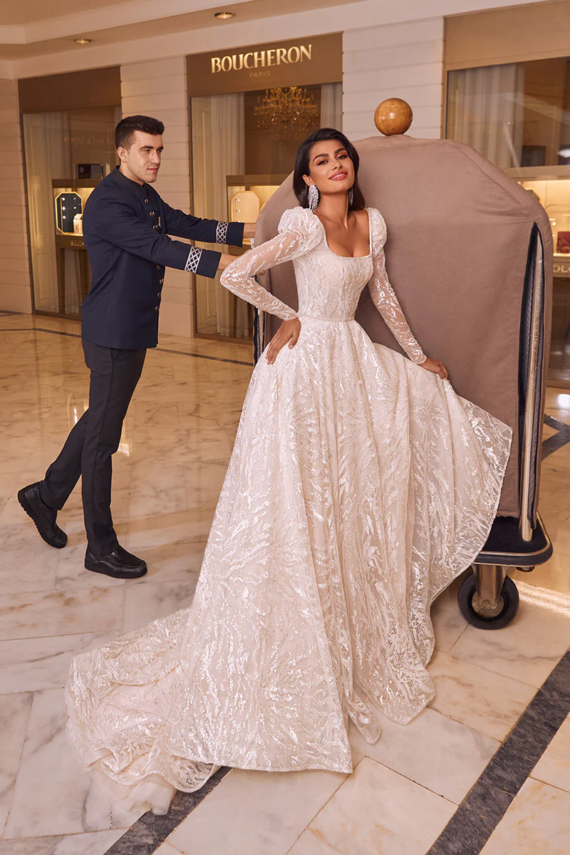 Beaded Wedding Dress